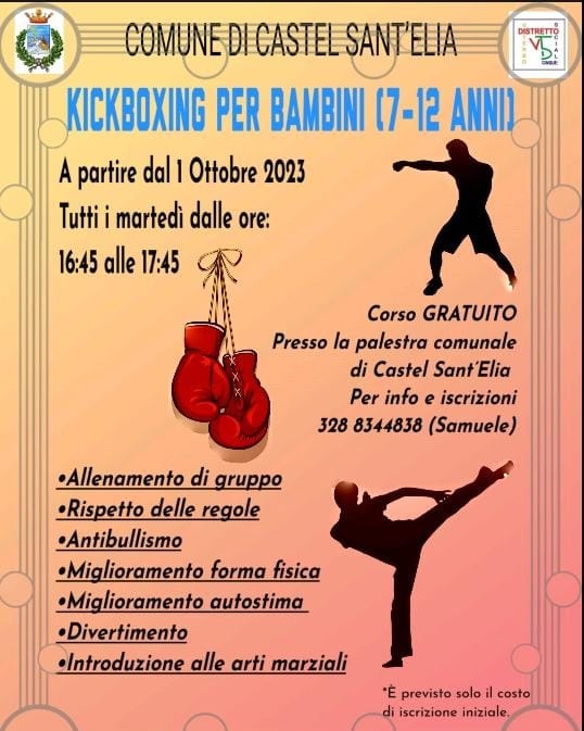 Corso gratuito kickboxing per bambini (7-12 anni)